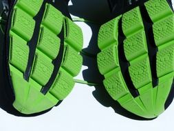 green rubber friction