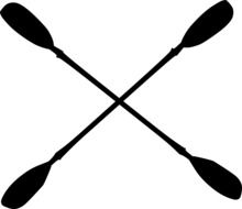kayaking paddles drawing