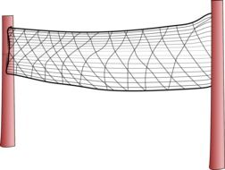 volleyball net drawing