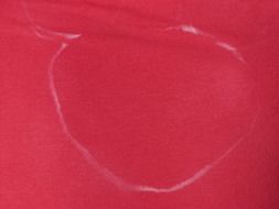 salt margins on the t-shirt
