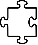 white part of the puzzle