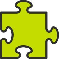 yellow puzzle piece