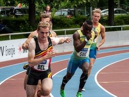 runners athletes on Competition