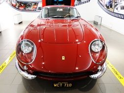 ferrari, red sports car