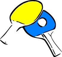 tennis rackets ball drawing