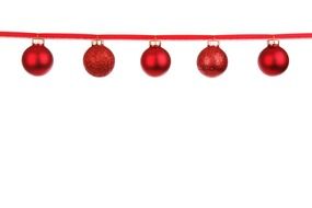 glass balls for christmas holiday