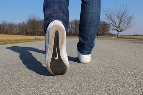 running sports shoes