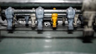 table football players stick