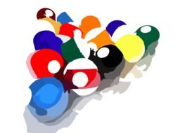 triangle-folded billiard balls