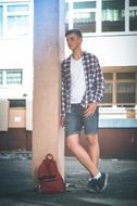 young fashionable boy