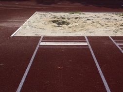 sand for long jump