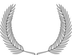 wreath olive branch drawing