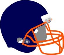 helmet protection football drawing