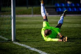 goalkeeper door husband