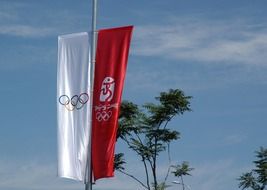 olympics banners flag