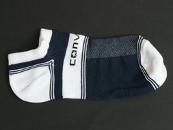 sports socks with inscription close-up