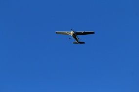 small sports plane in flight