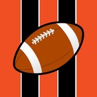 ball on colors of bengals professional American football franchis, usa, ohio, cincinnati