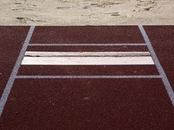long jump pit