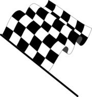 Race finished / winner, car racing flag