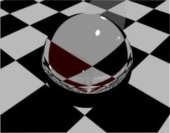 transparent glass ball for divination
