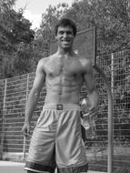 muscles basketball man