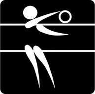 volleyball as a pictogram