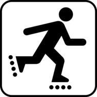 roller skate pictogram