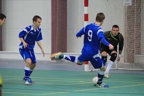 Players in futsal
