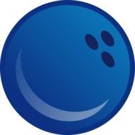 blue bowling ball pattern