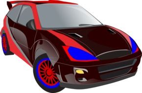 Ford sports car clipart