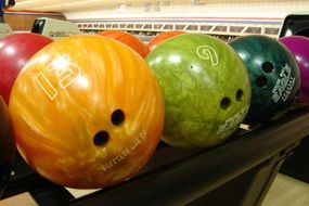 color bowling balls