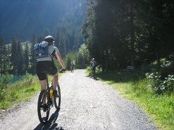 man on a Bicycle