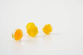 marbles orange balls