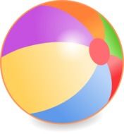 colorful painted ball