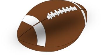 clipart of the american football ball