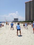 volley ball beach