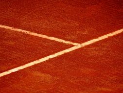 tennis court for competitions