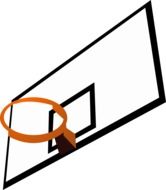 backboard rim basketball