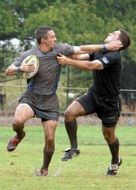 fight for the ball in rugby