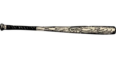 graphic image of bat for american football