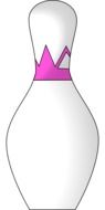 bowling ninepins drawing