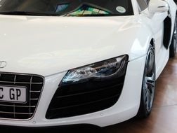 white audi