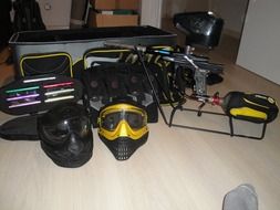 paintball equipment for sports game