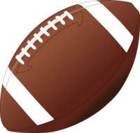brown ball with white stripes for american football