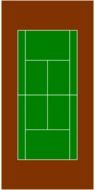 soccer field as a graphic image