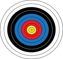 graphic image of archery target