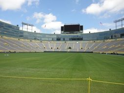 empty stadium for american football