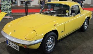Yellow Lotus Elan car