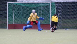 Grass hockey goalkeeper